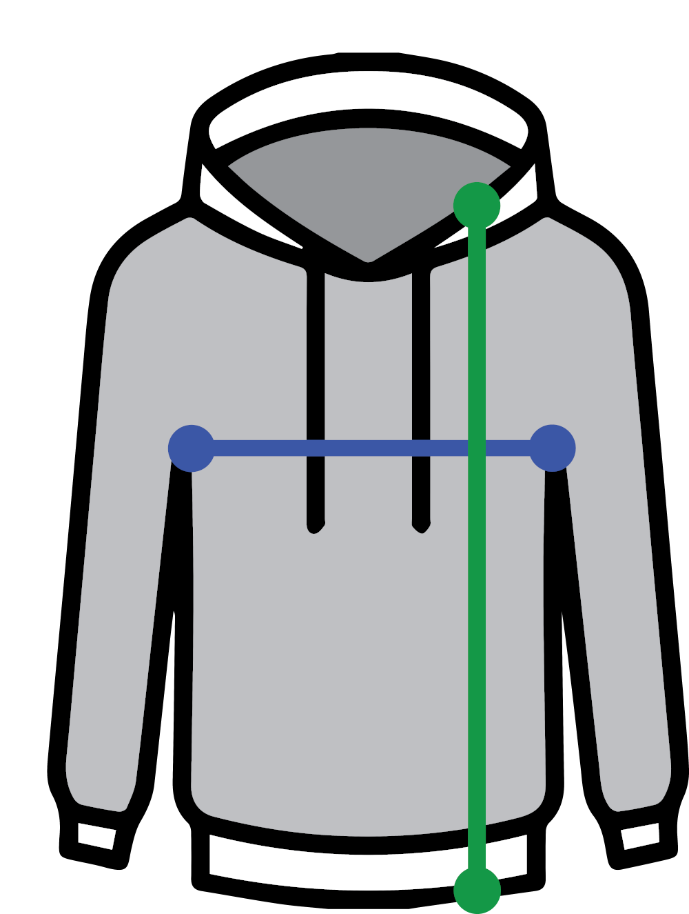 Hoodie Size Chart